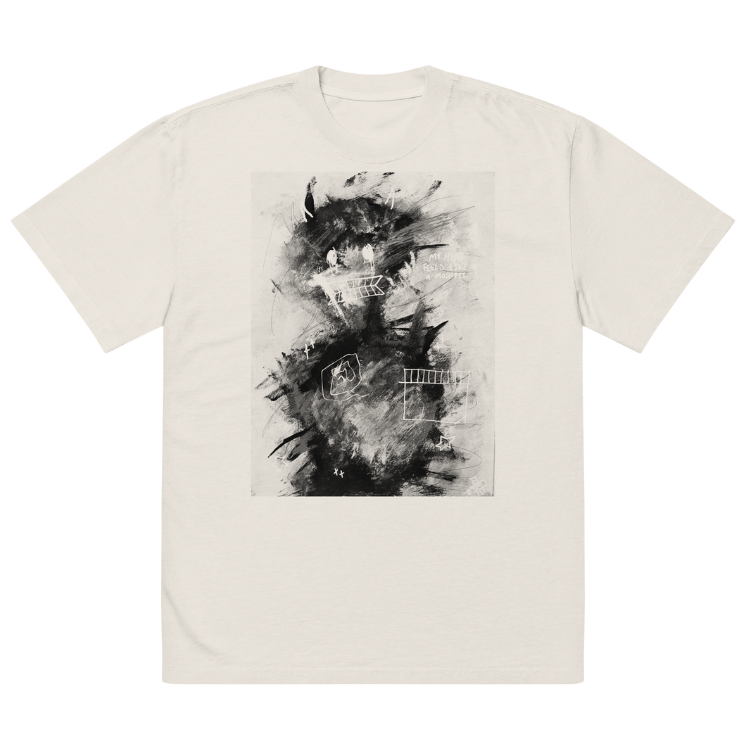 MOSHPIT | Oversized Faded Graphic Tee